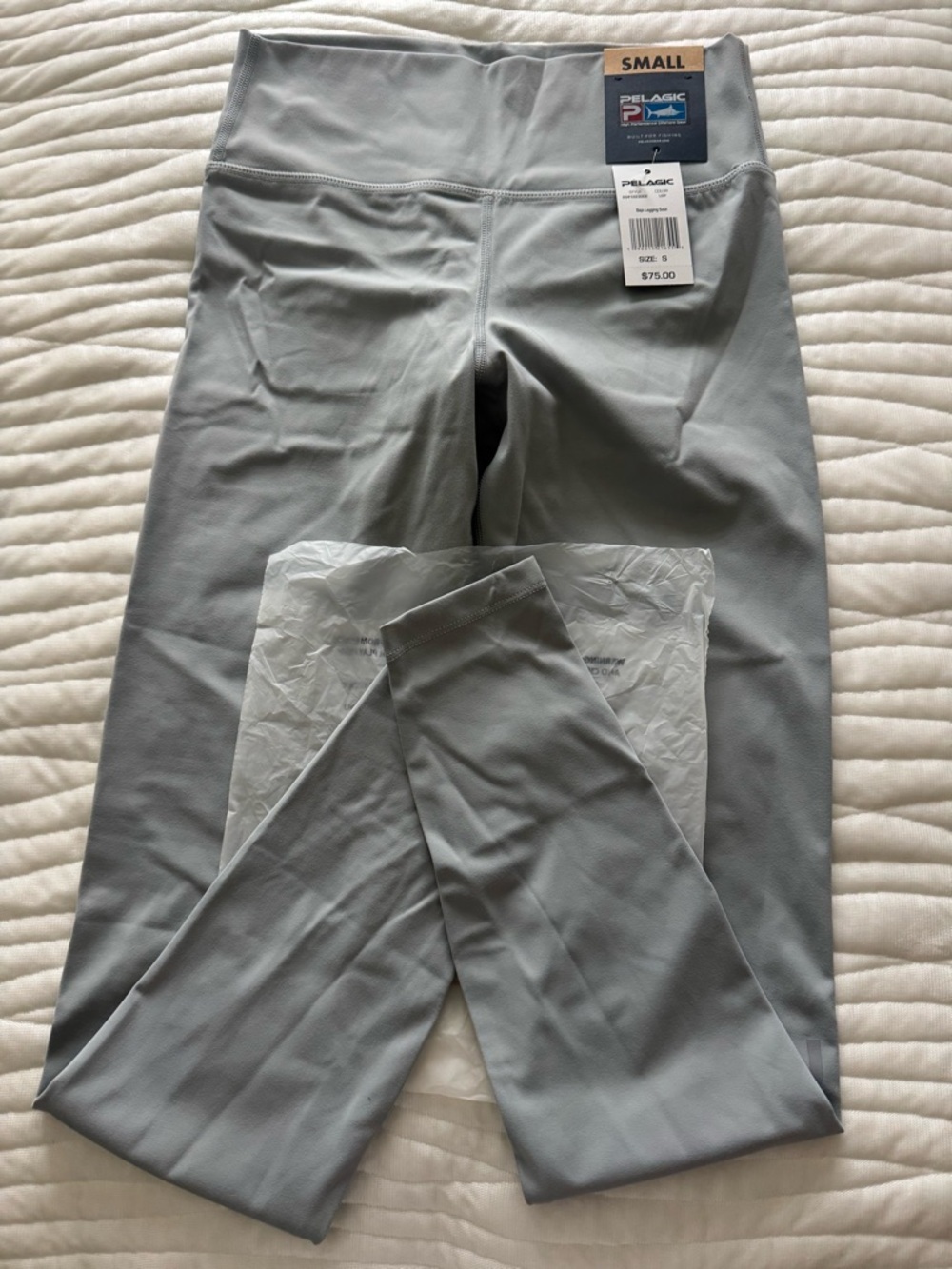 Pelagic Light Gray Performance Leggings